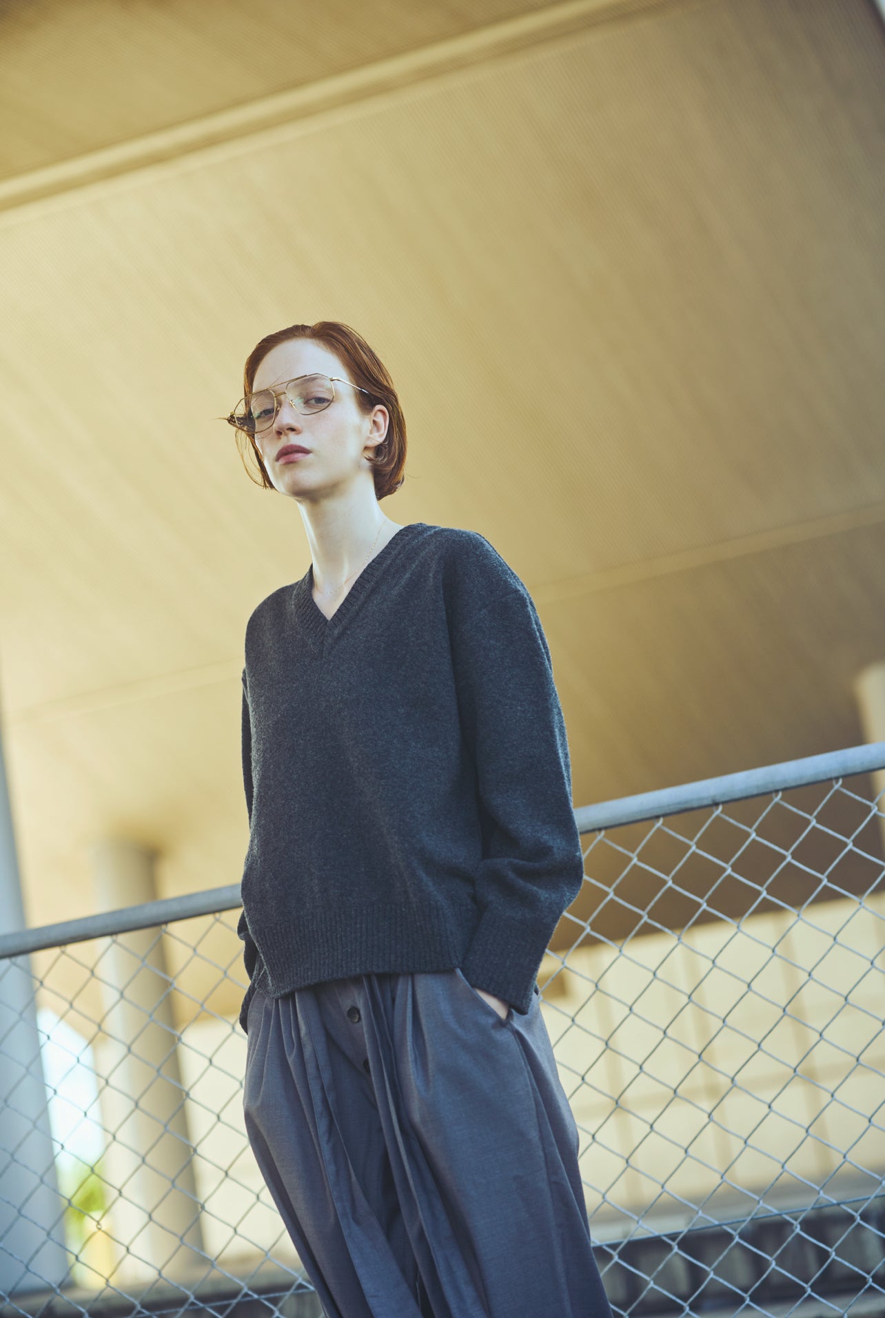 V Neck Knit