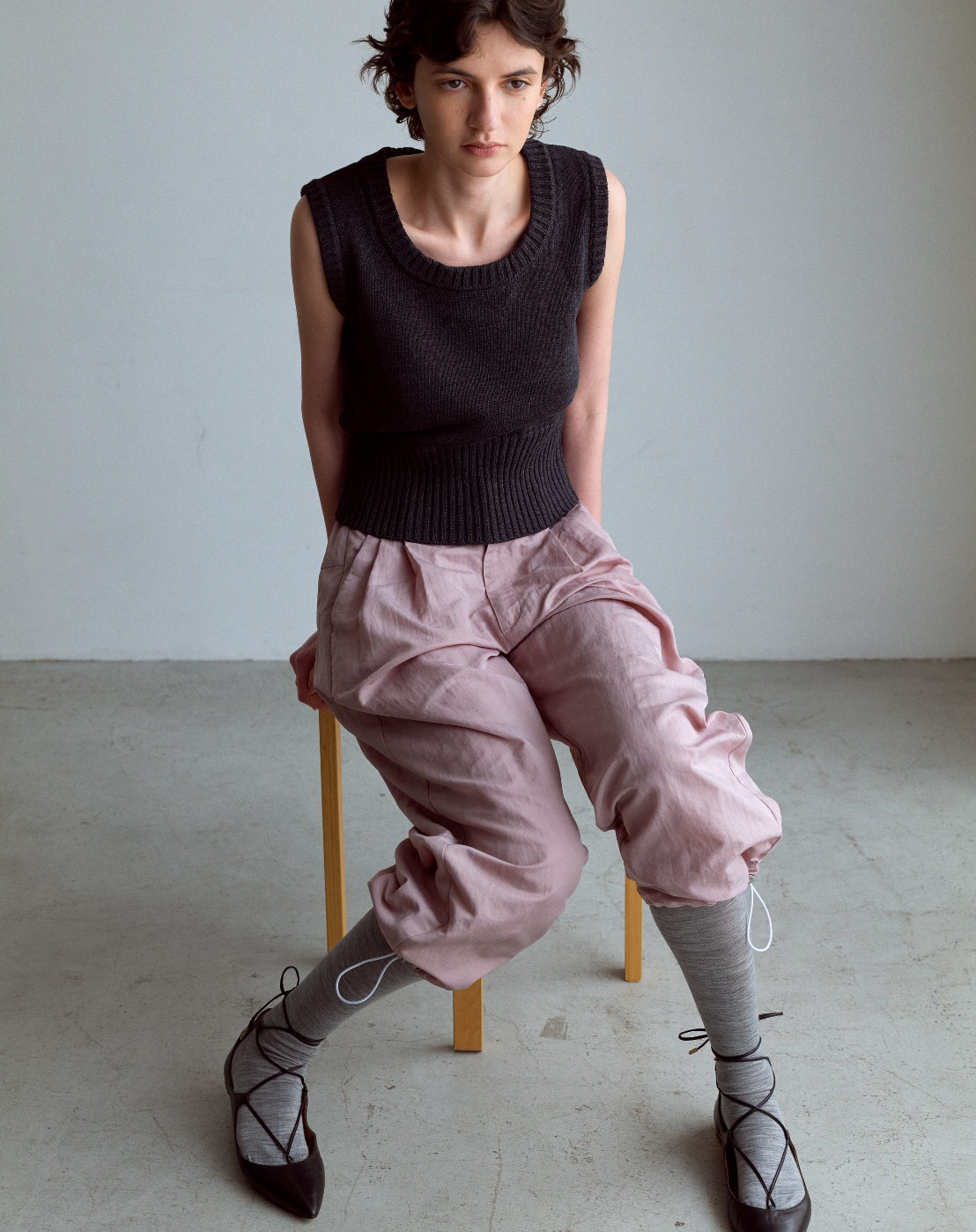 Round Neck Knit Vest