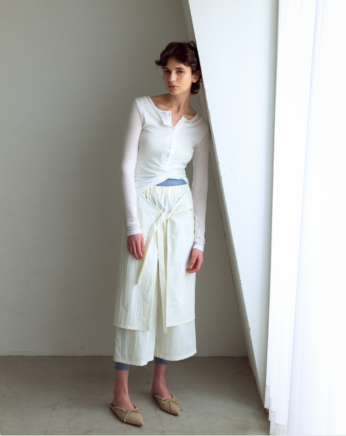 Layered Apron Trousers