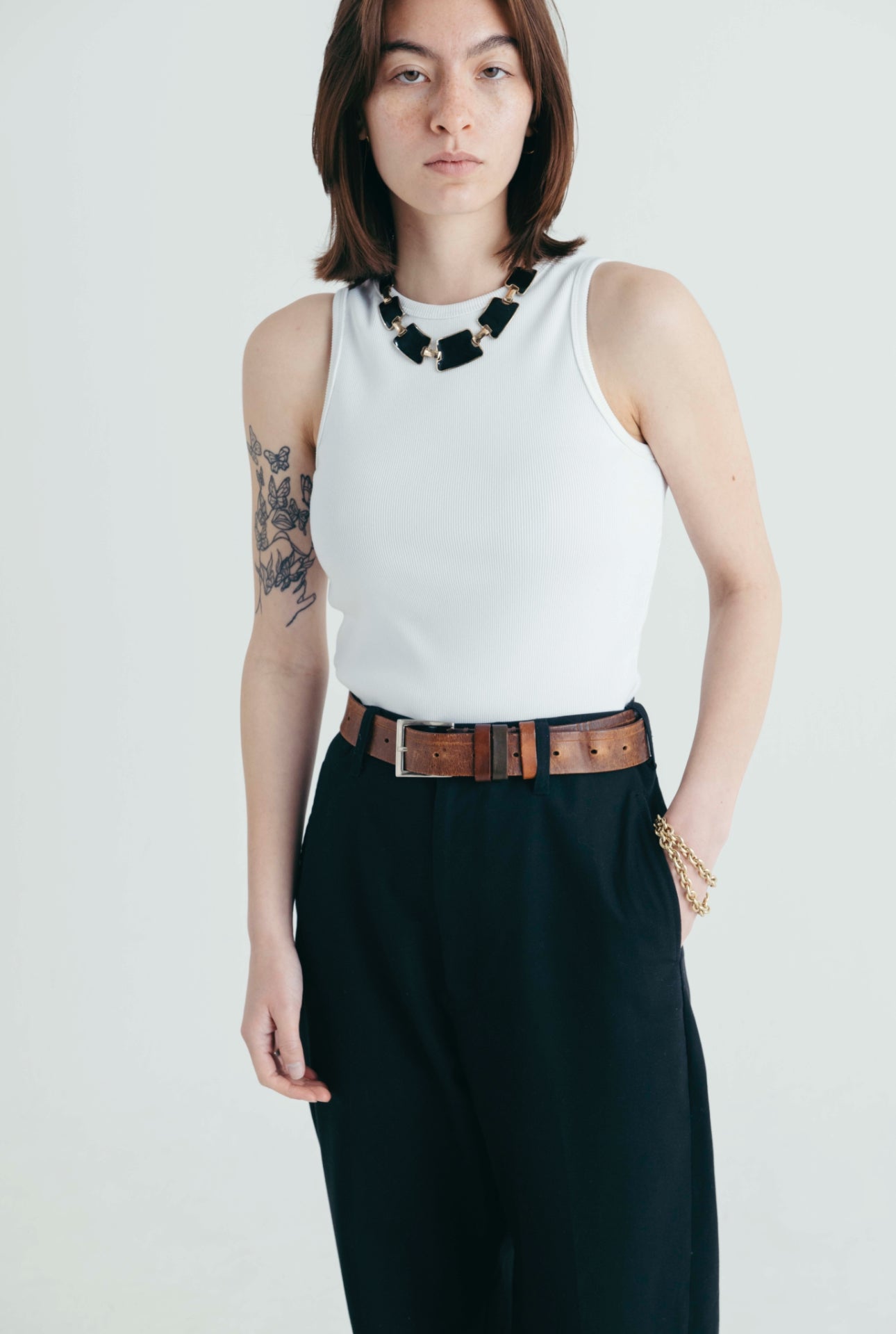 High waist chino