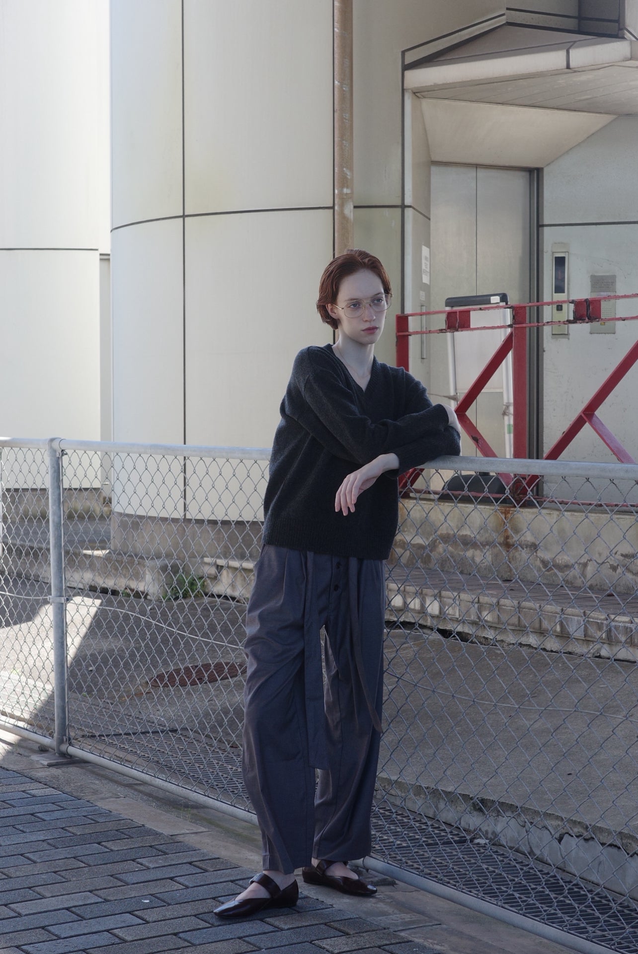 Ribbon Wide Slacks