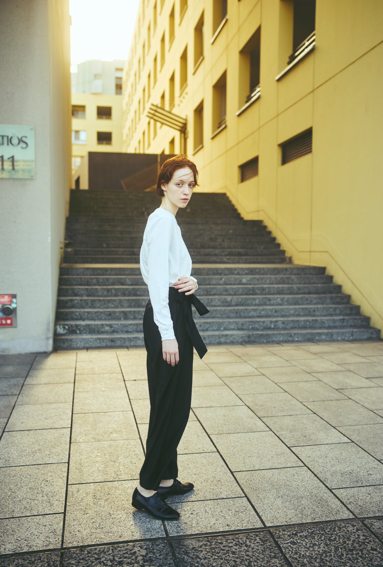 Ribbon Wide Slacks