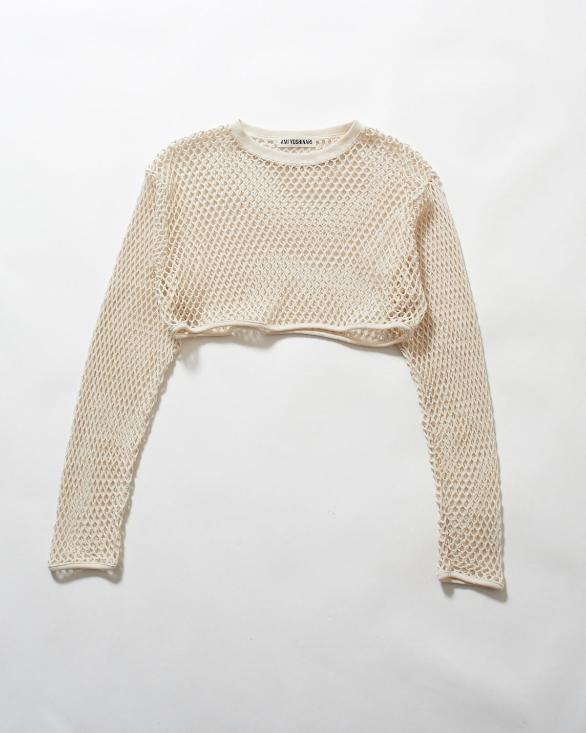 Cropped mesh tops – Ami Yoshinari
