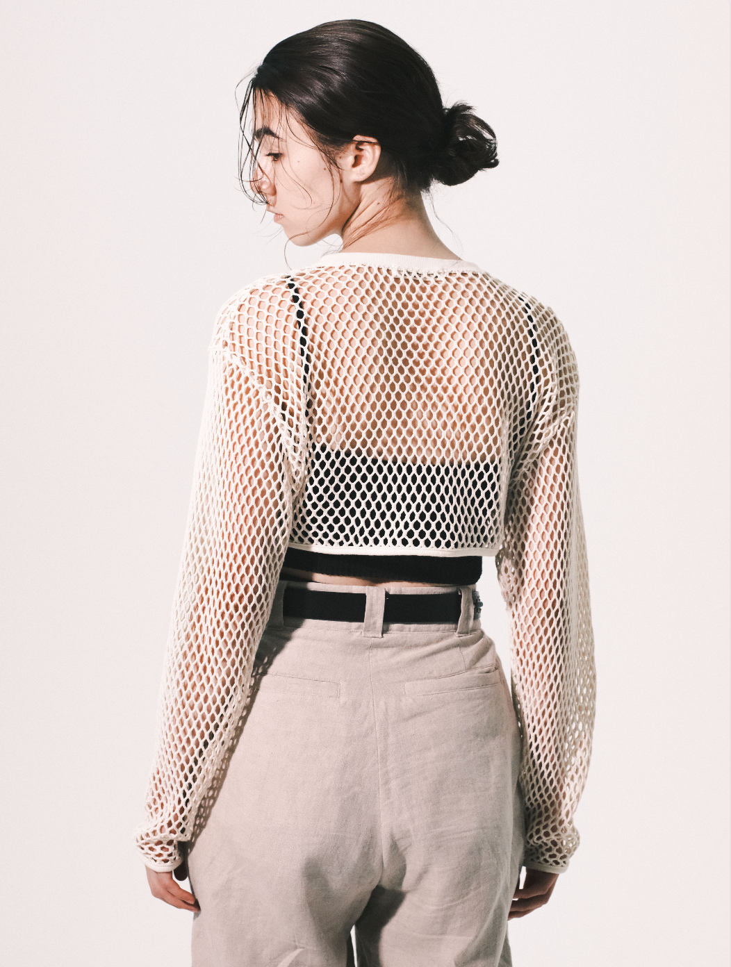 Cropped mesh tops