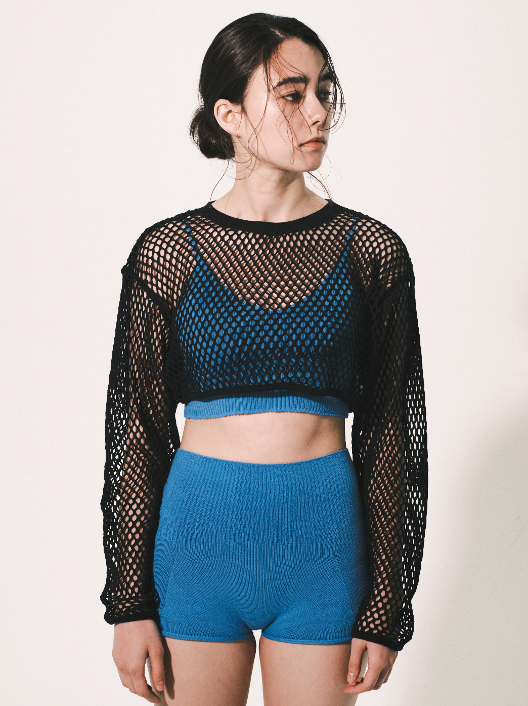 Cropped mesh tops