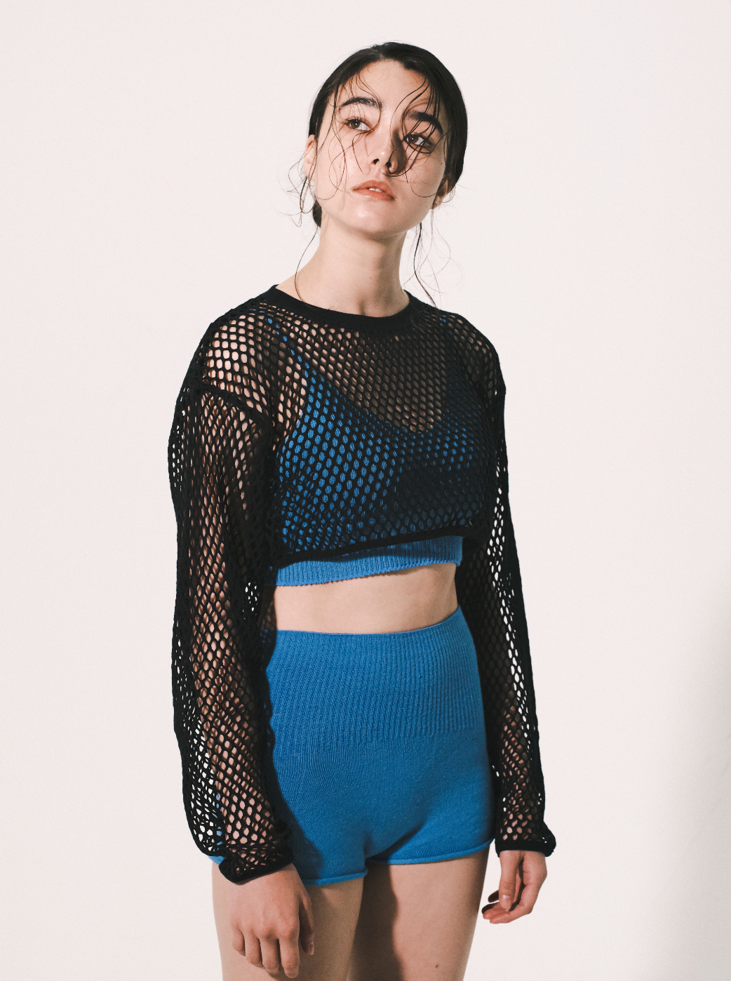 Cropped mesh tops