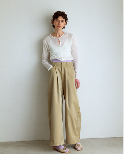 Wide Chino Trousers