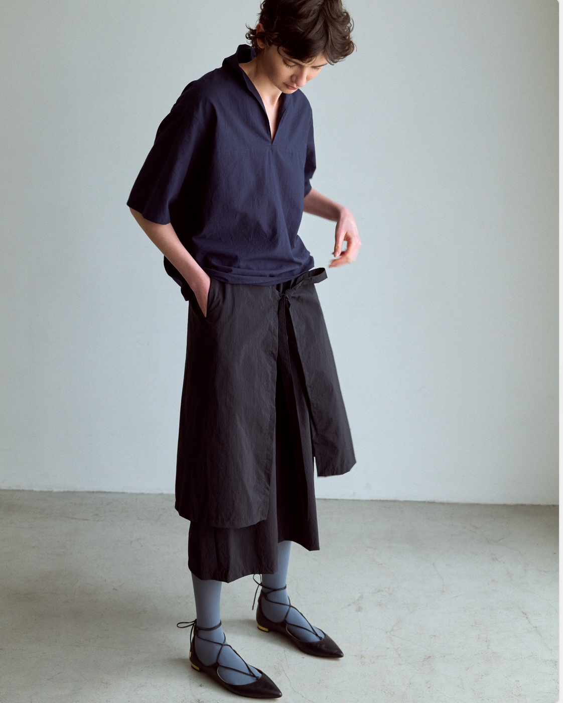 Layered Apron Trousers