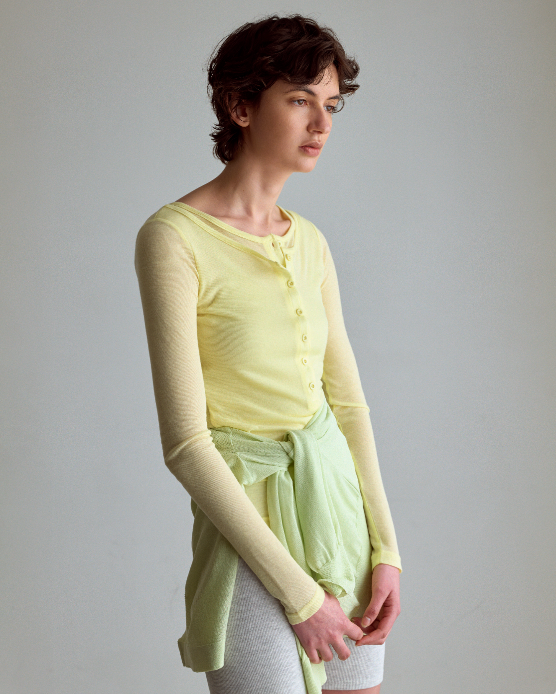 Layered long sleeve Tee