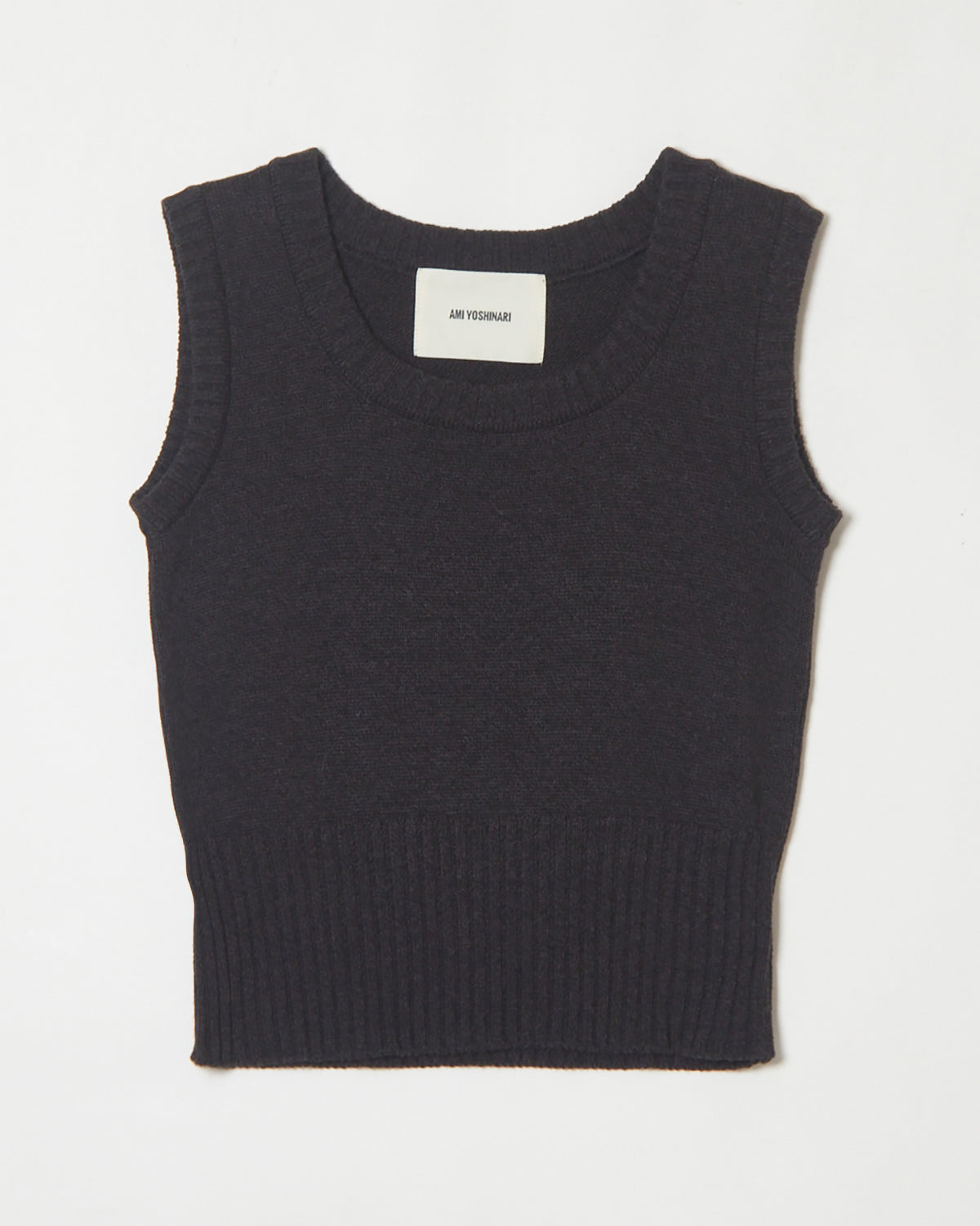 Round Neck Knit Vest