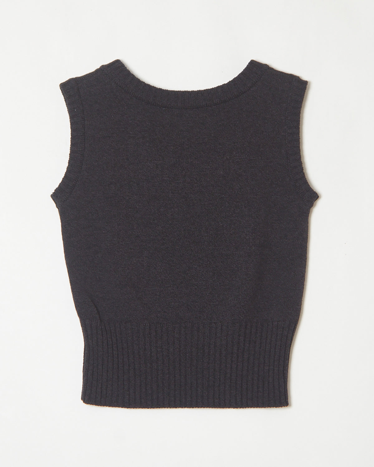 Round Neck Knit Vest