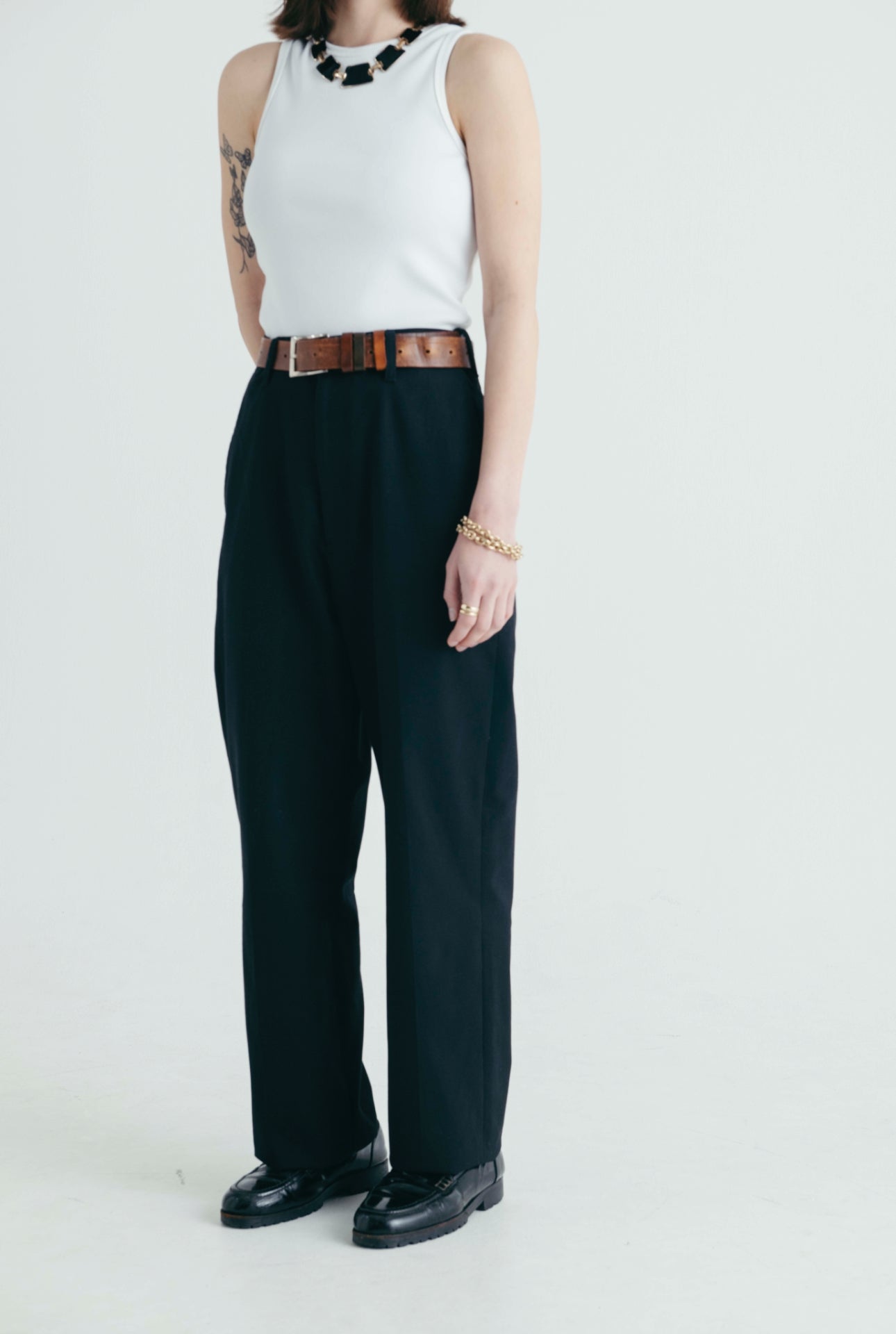 High waist chino