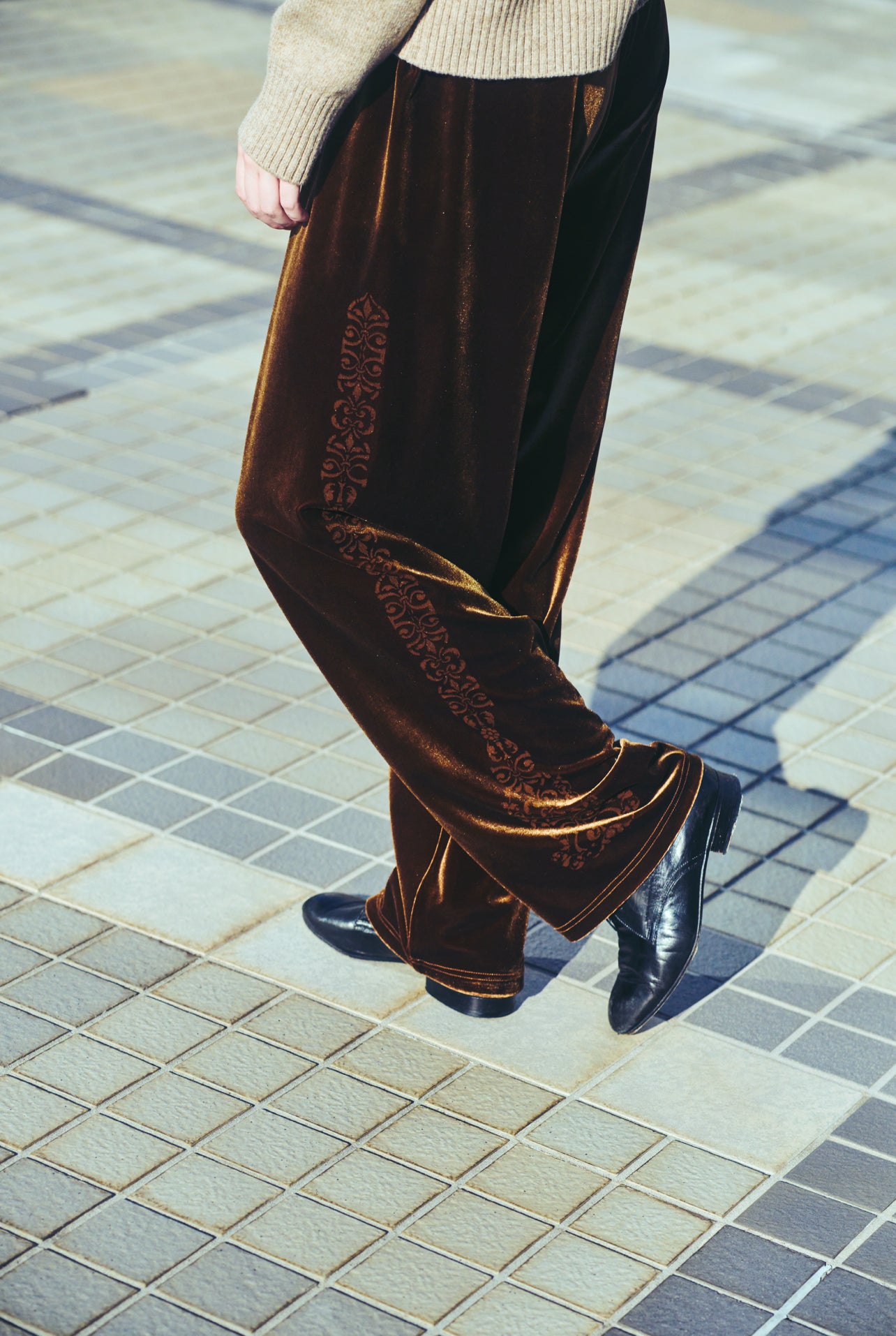 パンツ AMI YOSHINARI Vignette Velvet Trousers Vignette Velvet Trousers – Ami Yoshinari