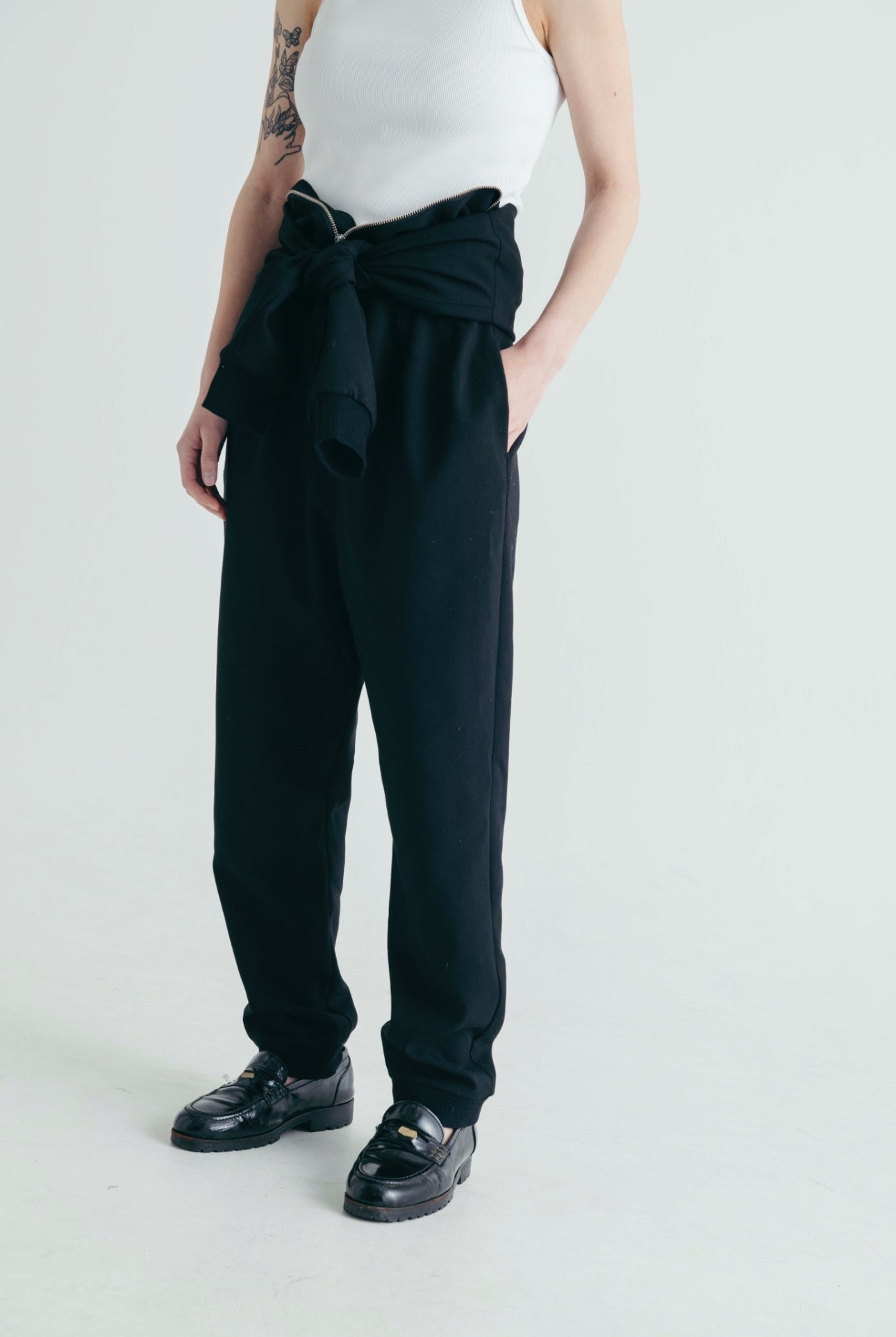 Zip up jump suits