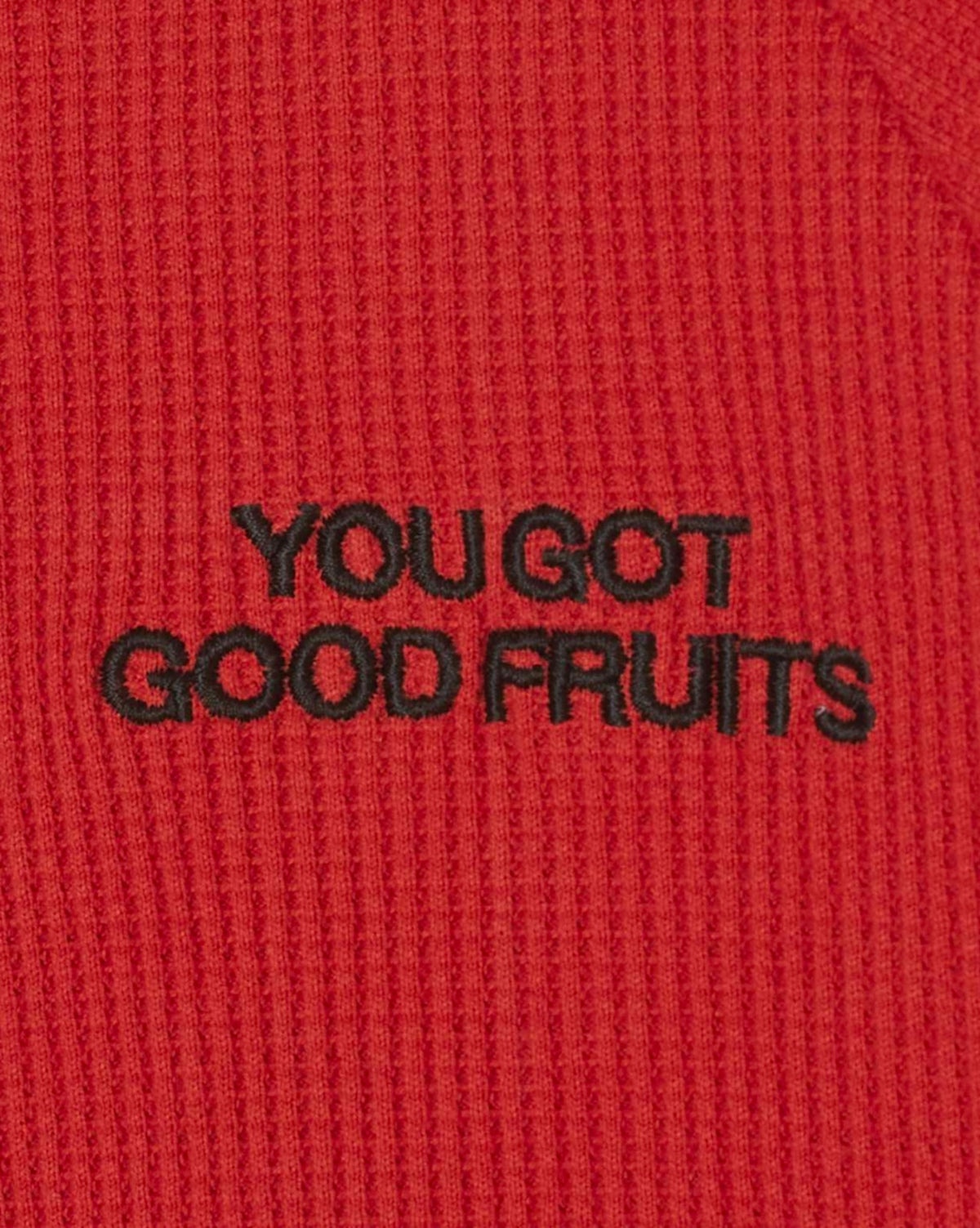 FRUIT OF THE LOOM × GOOD FOR サーマルトップス