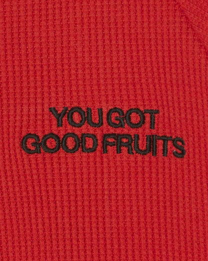 FRUIT OF THE LOOM × GOOD FOR サーマルトップス