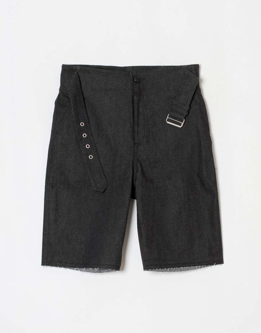 Belt Denim Shorts