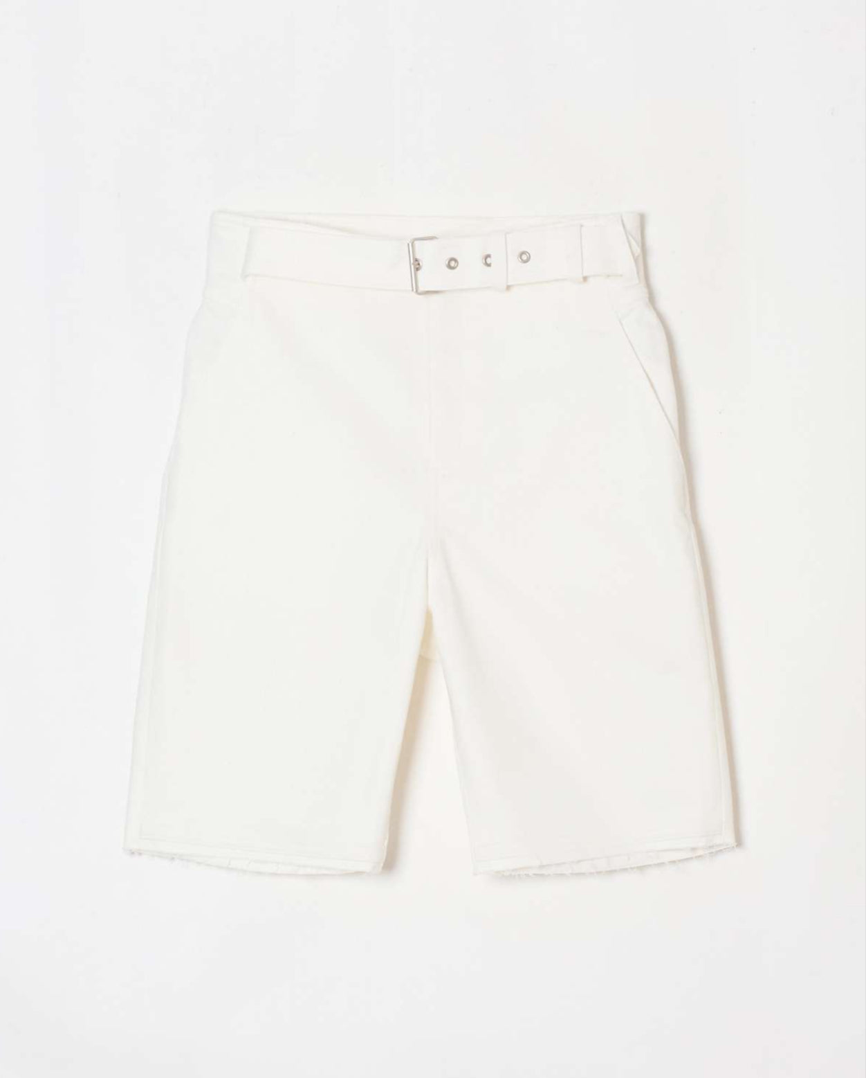 Belt Denim Shorts