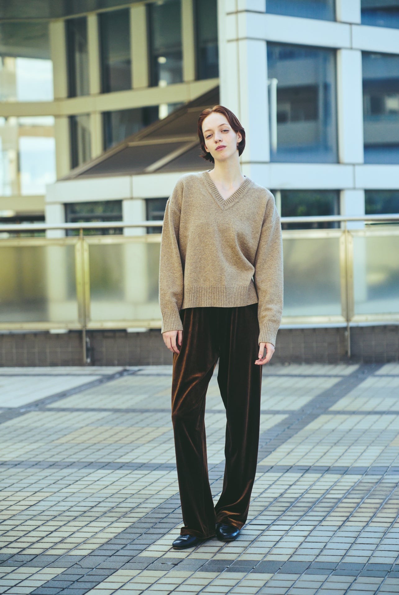 パンツ AMI YOSHINARI Vignette Velvet Trousers Vignette Velvet Trousers – Ami Yoshinari