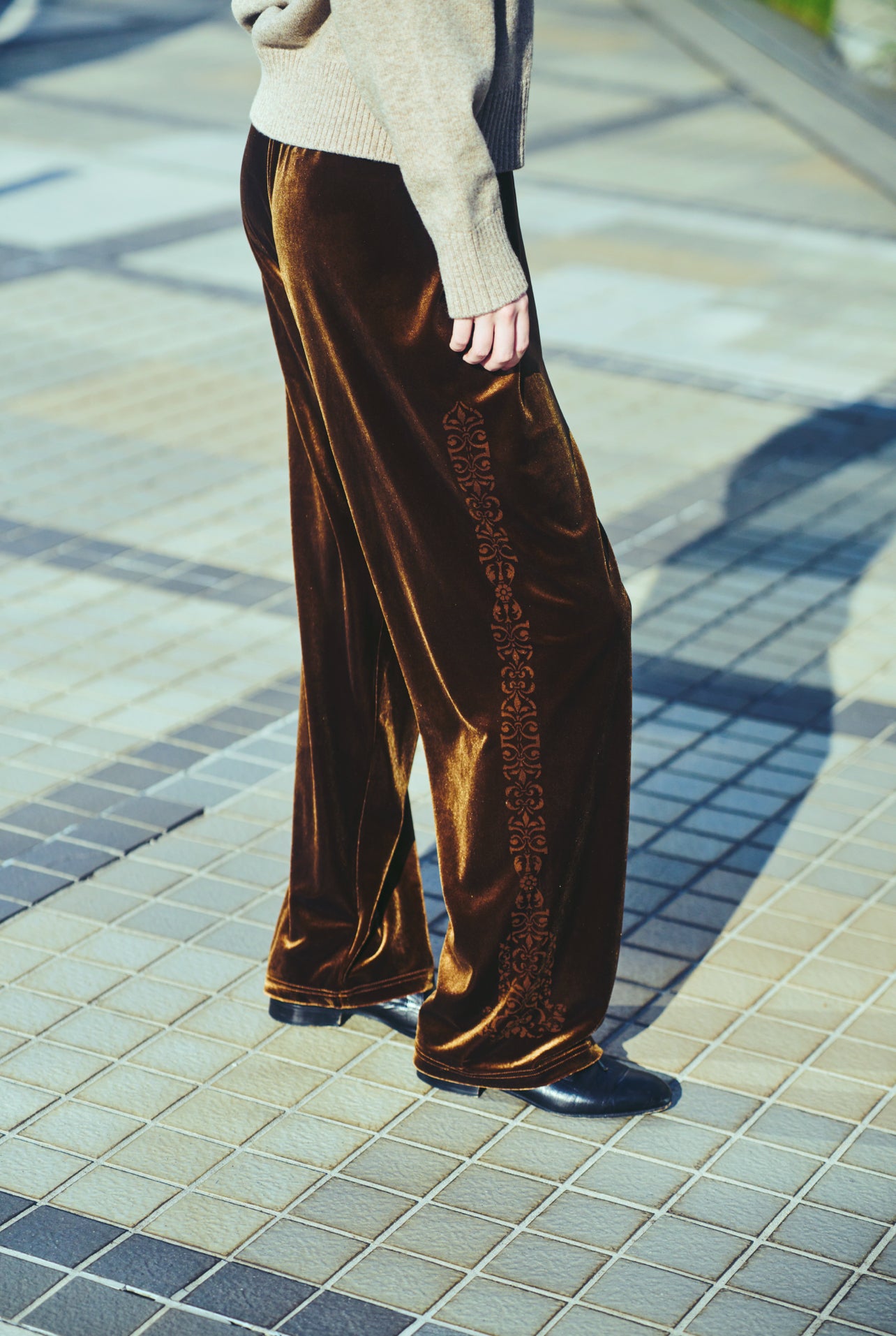 パンツ AMI YOSHINARI Vignette Velvet Trousers Vignette Velvet Trousers – Ami Yoshinari