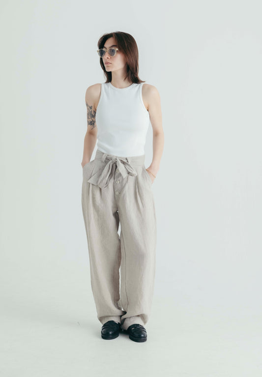 Belgium linen Pants