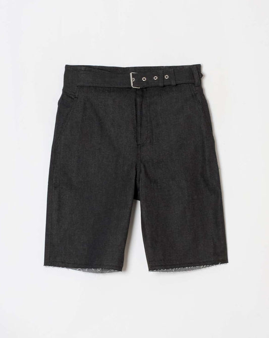 Belt Denim Shorts