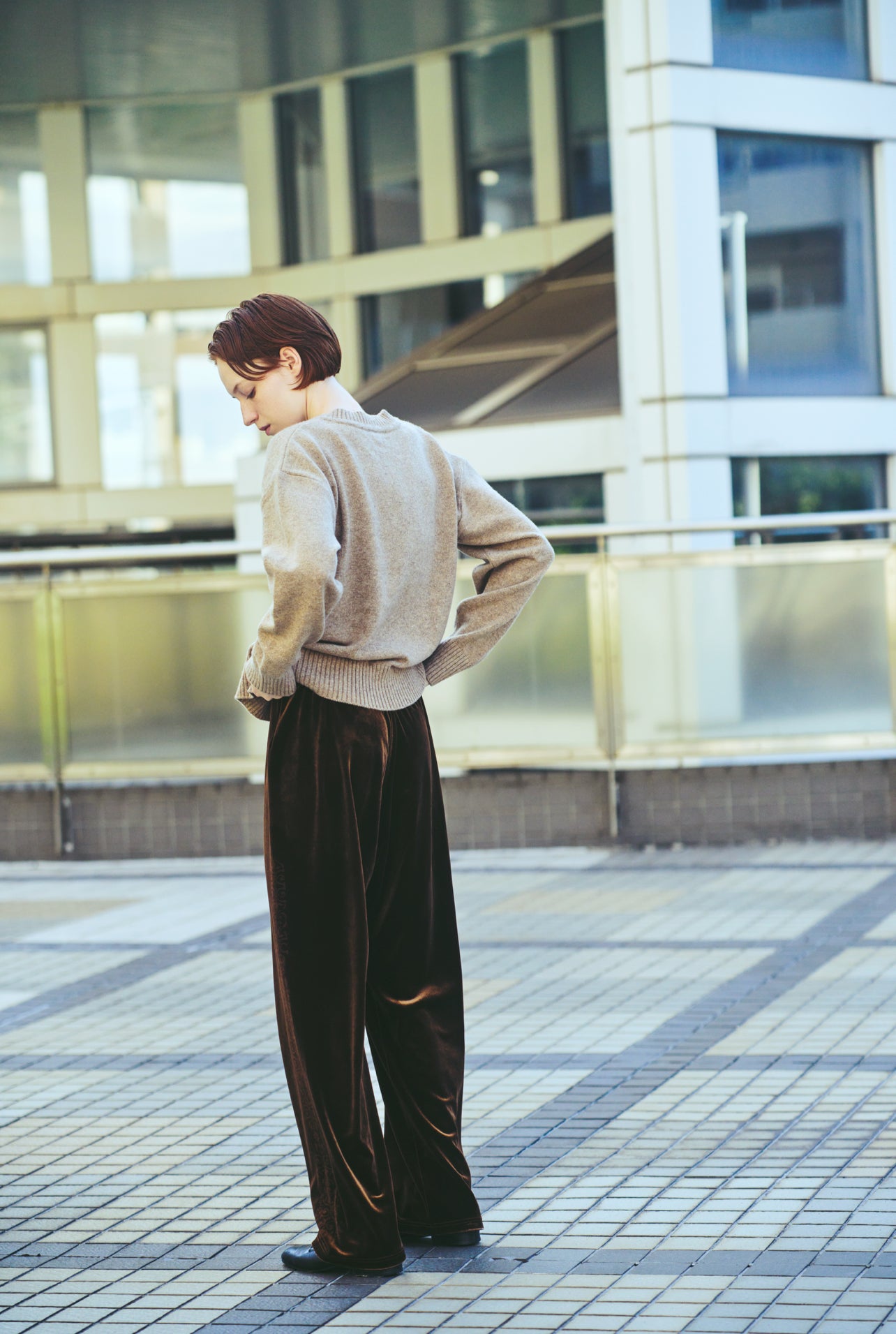 パンツ AMI YOSHINARI Vignette Velvet Trousers Vignette Velvet Trousers – Ami Yoshinari