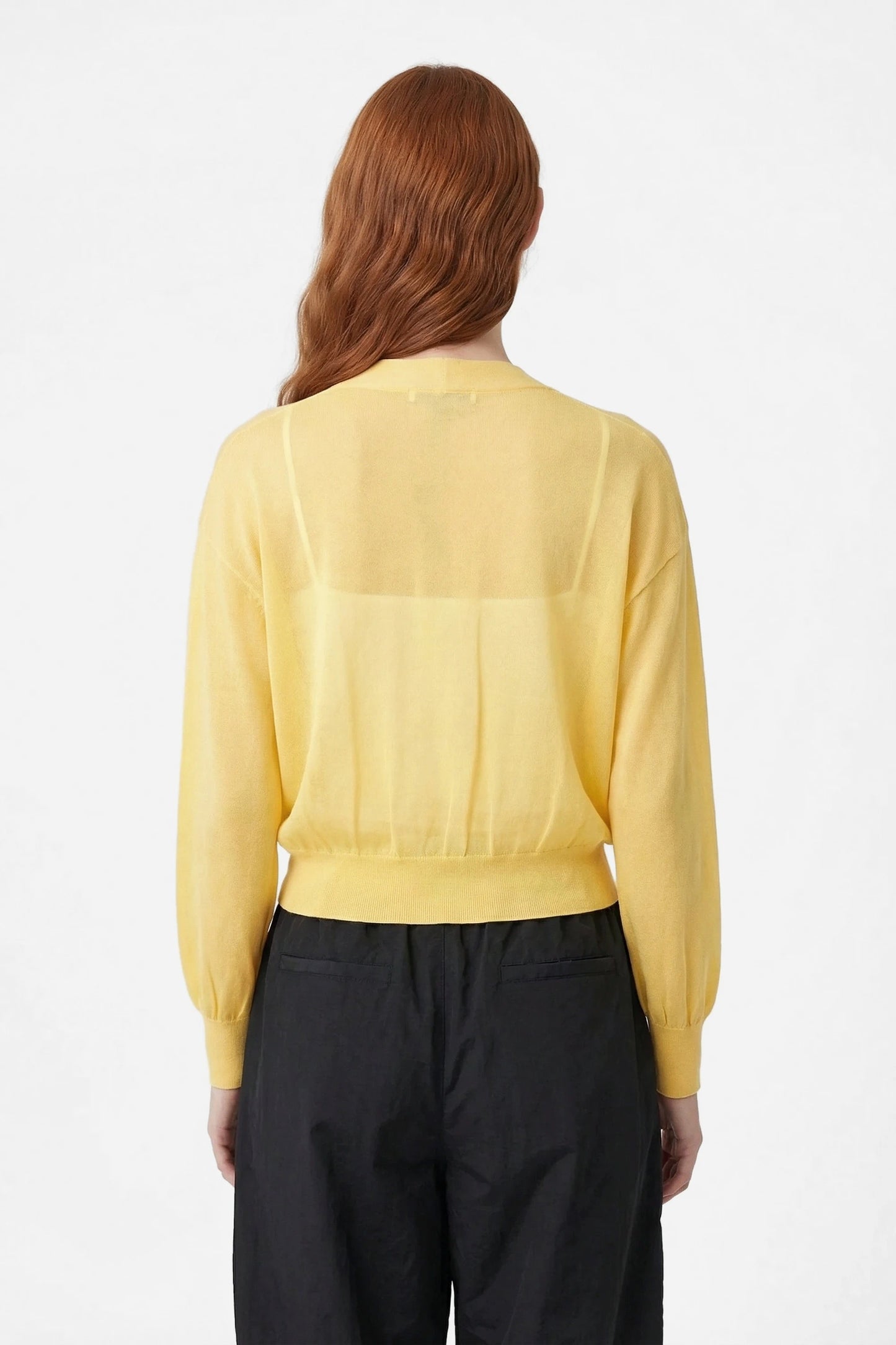 (4月販売)Lightweight sheer cardigan