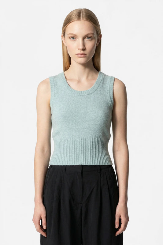 Round Neck Knit Vest
